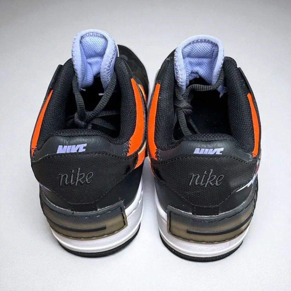 Nike Air Force 1 Pixel Black (Women's) sz 8 Multicolored Swoosh